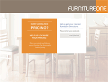 Tablet Screenshot of furnitureone.com.au